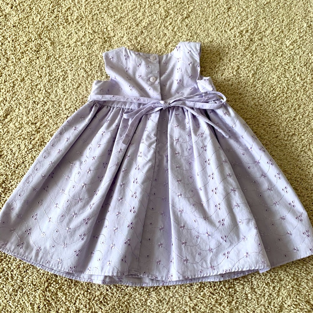Jona Michelle. Purple Eyelet Lace Dress:  Size 2T